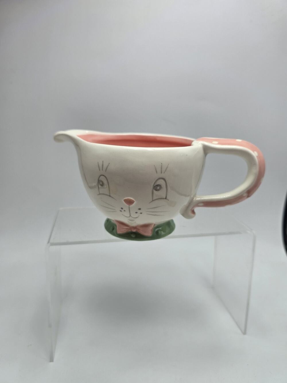 JOHANNA PARKER DESIGN Spring Easter Bunny Ceramic Creamer
